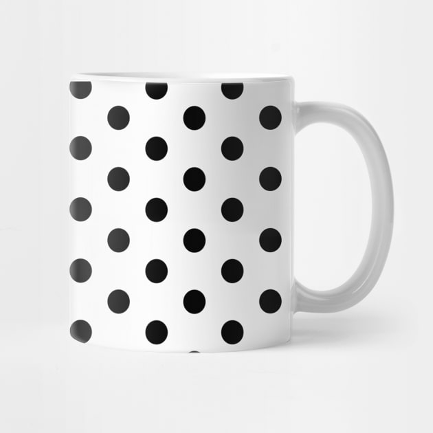 Black polka dots. by ColorKingdom